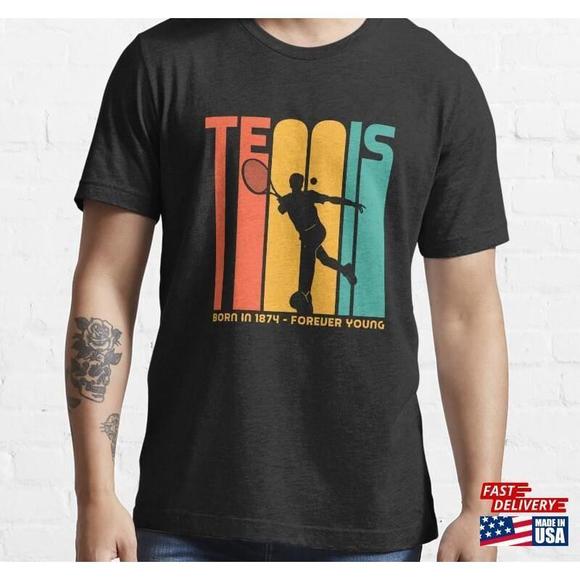 Tennis Born In 1874 For A Player Essential Tshirt - Picture 1 of 4
